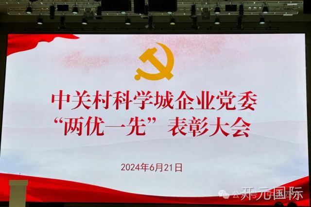 党建引领企业高质量发展，开元国际党建工作再获表彰。